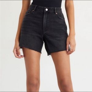 Garage Black Denim Shorts